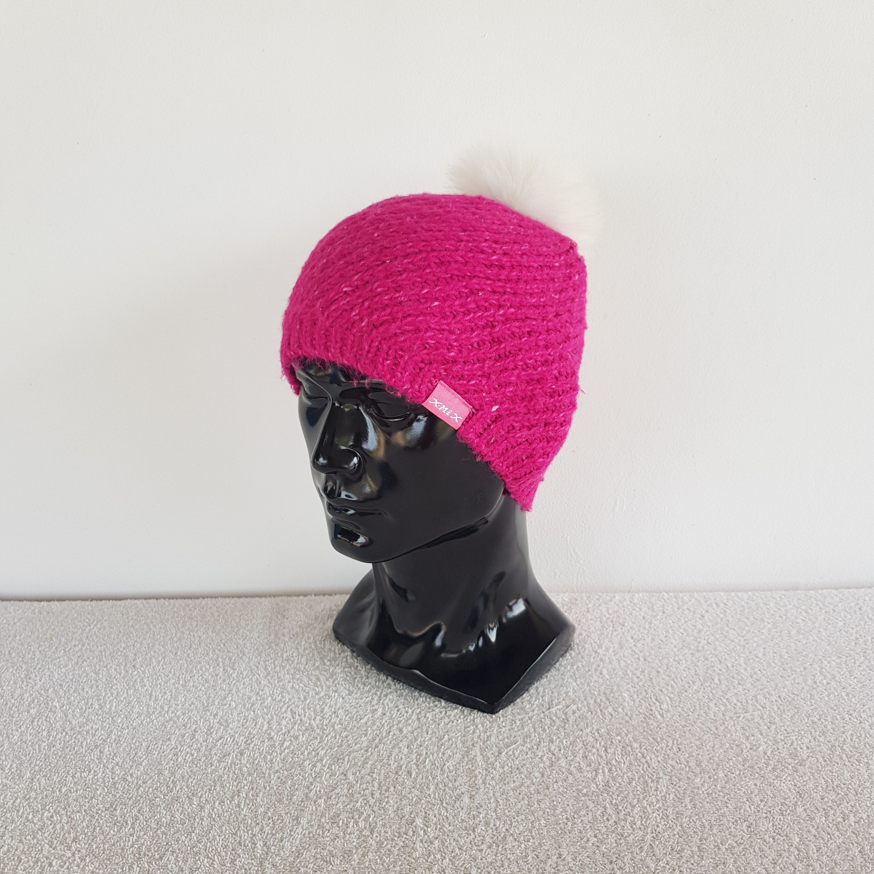 Japanese Brand Vintage Japanese Ribbed Pom Pom Beanie Snow Caps Hats. Size ONE SIZE - 1 Thumbnail