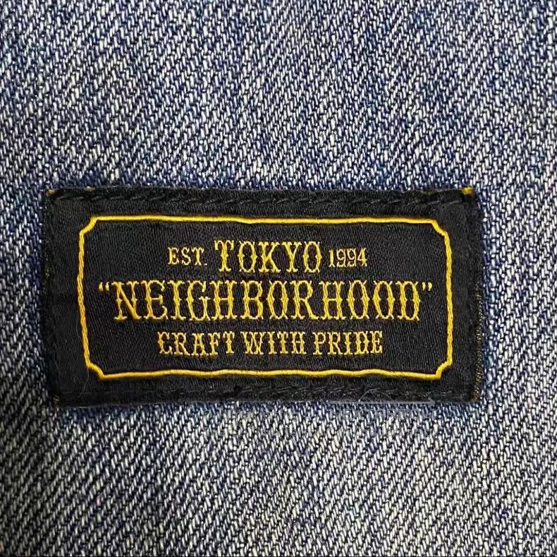 Neighborhood Neighborhood Oiled Water Washed Denim Jacket Size US M / EU 48-50 / 2 - 4 Thumbnail