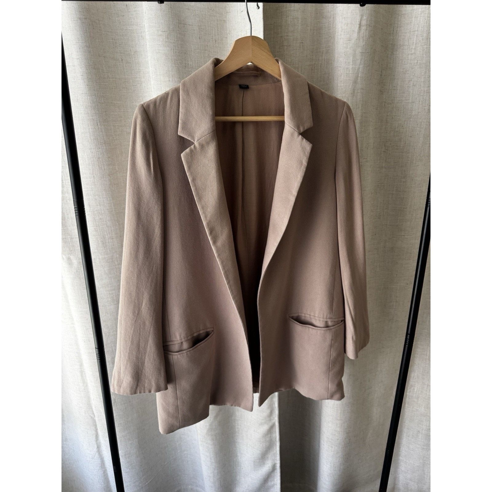 Allsaints AllSaints Aleida Blazer Women’s Size US 6 Taupe Beige Blazer Size M / US 6-8 / IT 42-44 - 1 Thumbnail