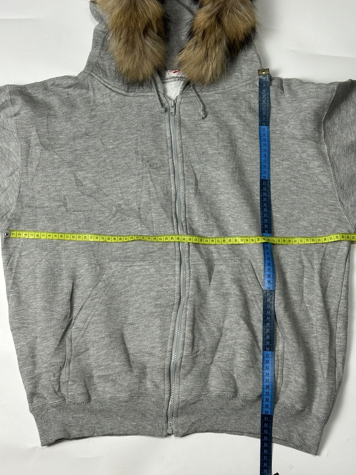 If Six Was Nine × Japanese Brand × Le Grande Bleu (L.G.B.) Japanese Furhoodie zipper loagcigar Size US L / EU 52-54 / 3 - 5 Thumbnail