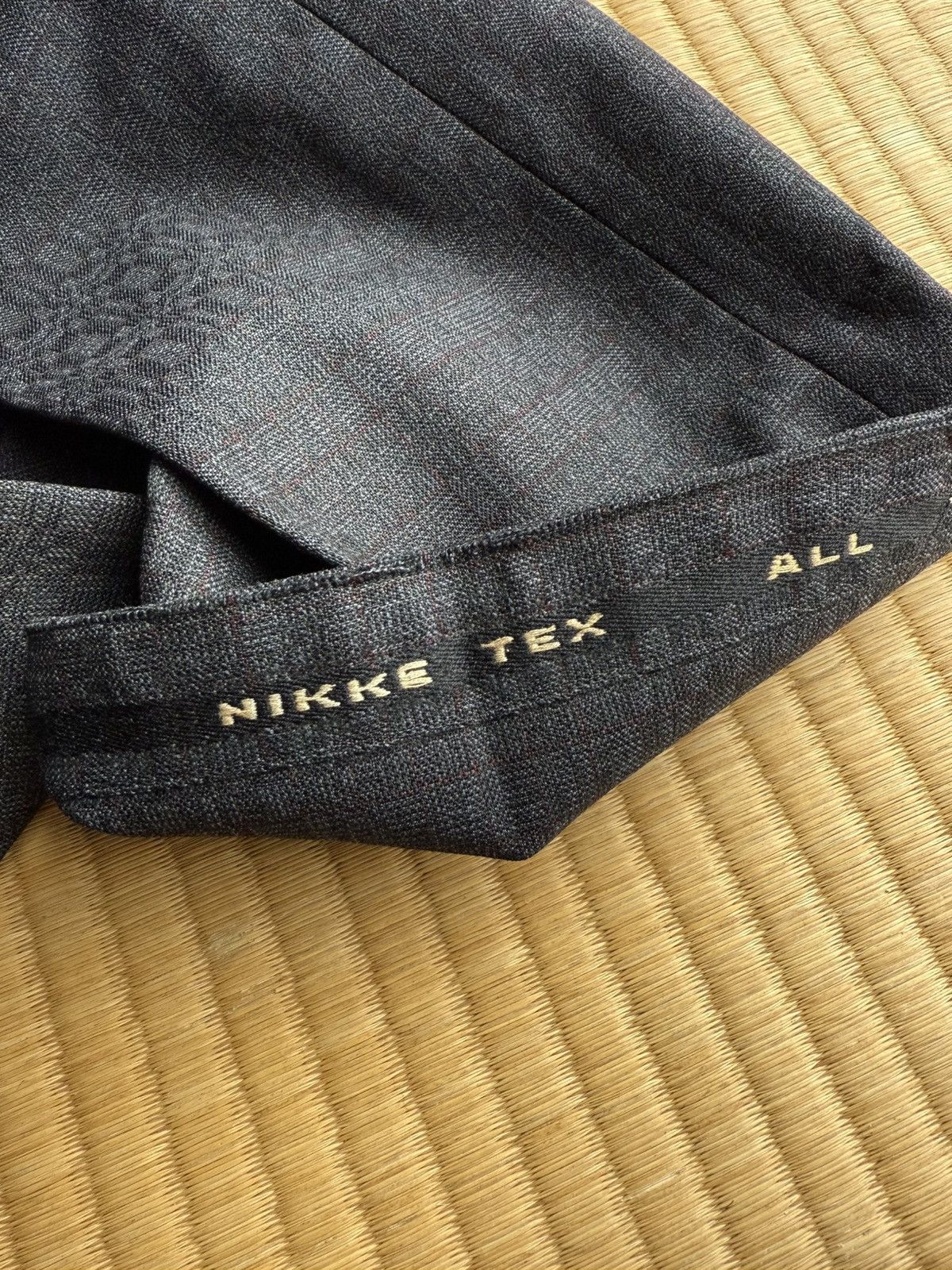 Other Spring&Autumn Japanese Vintage NIKKE TEX Gray Wool Suit Size 40R - 10 Thumbnail