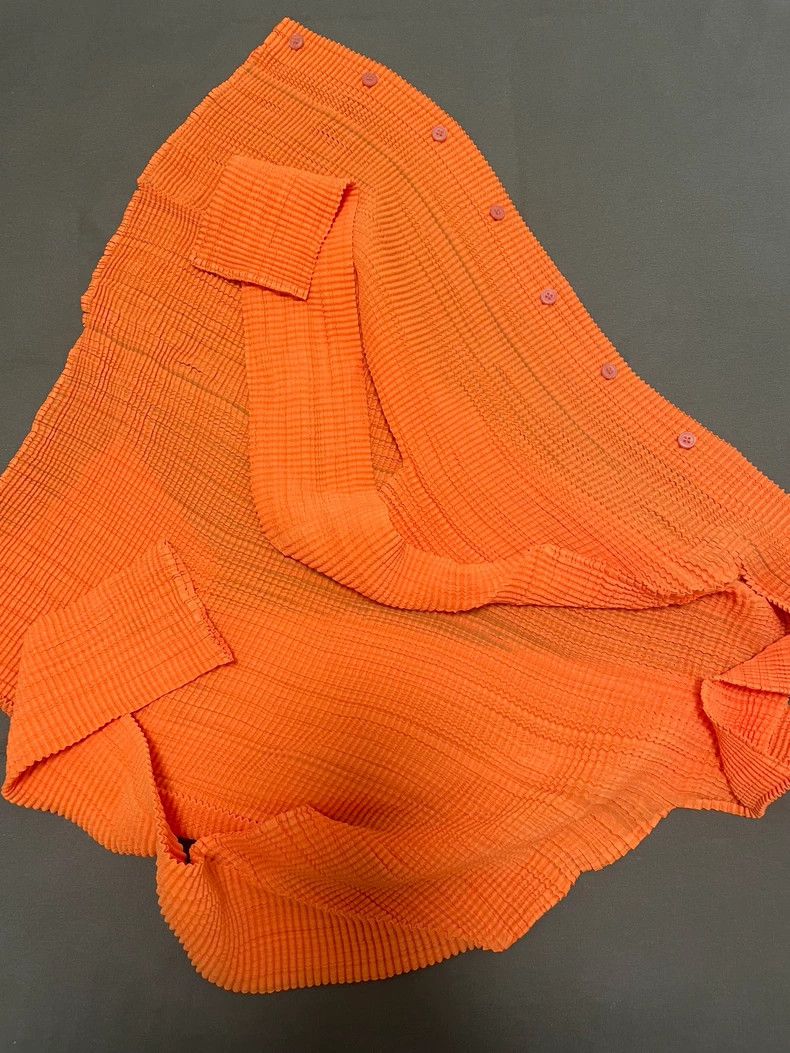 Issey Miyake issey miyake Orange long sleeves Size S / US 4 / IT 40 - 4 Thumbnail