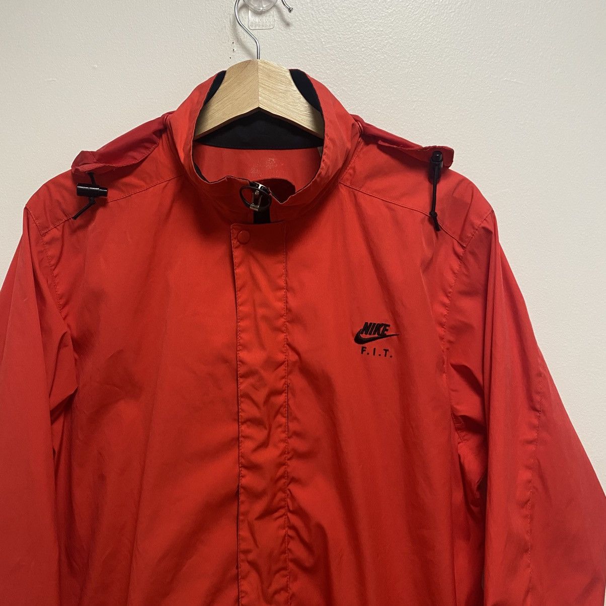 Nike × Vintage Nike Vintage Nylon Zip Up Windbreaker Jacket Medium Size US M / EU 48-50 / 2 - 2 Thumbnail