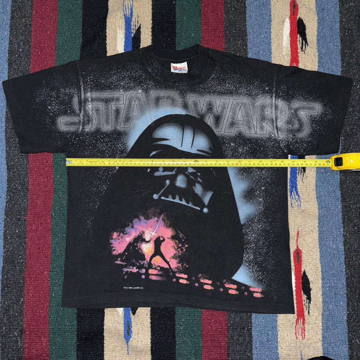 Star Wars Vtg 90s DARTH VADER STAR WARS Movie Tee Size US S / EU 44-46 / 1 - 7 Thumbnail
