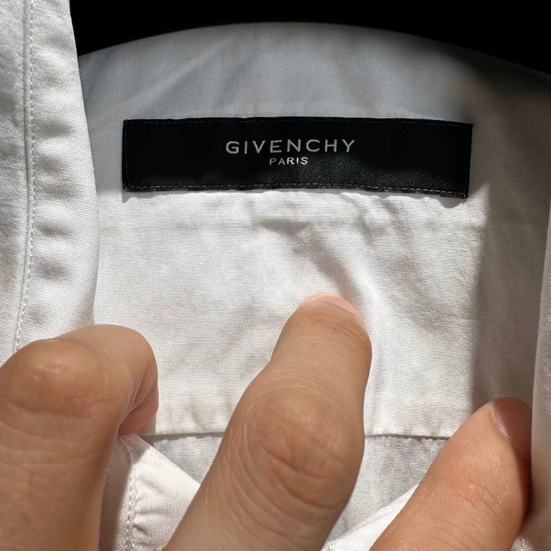Givenchy Givenchy Collar Star White Shirt Size US L / EU 52-54 / 3 - 3 Thumbnail