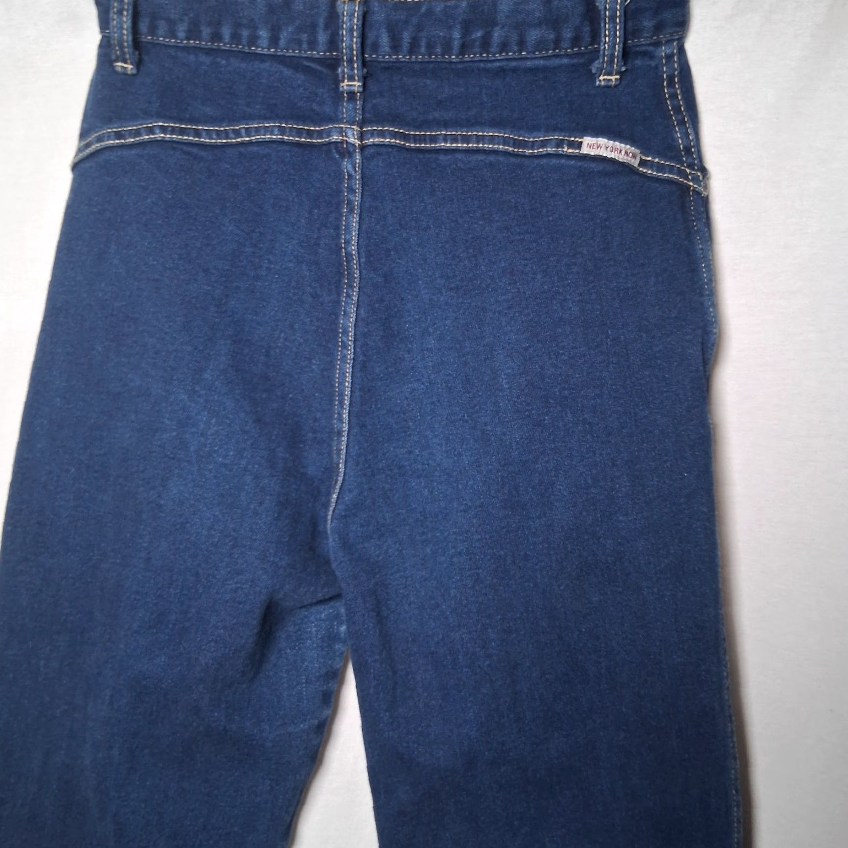 Vintage VINTAGE New York Now Jeans Women 7/8 Blue Slim Mom High Rise Made in Japan Denim Modern Stretch Slim Size 42" / US 20 - 7 Thumbnail