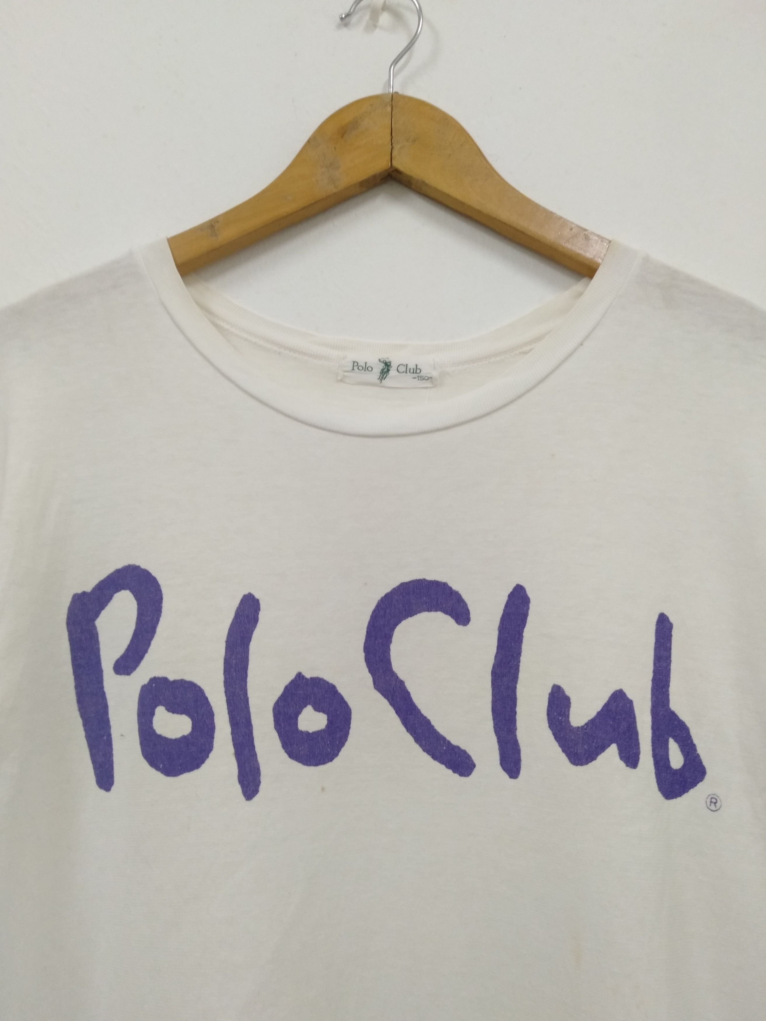 Polo Ralph Lauren Vintage 90s Polo Club big logo single stich t shirt #T02 Size US M / EU 48-50 / 2 - 5 Thumbnail