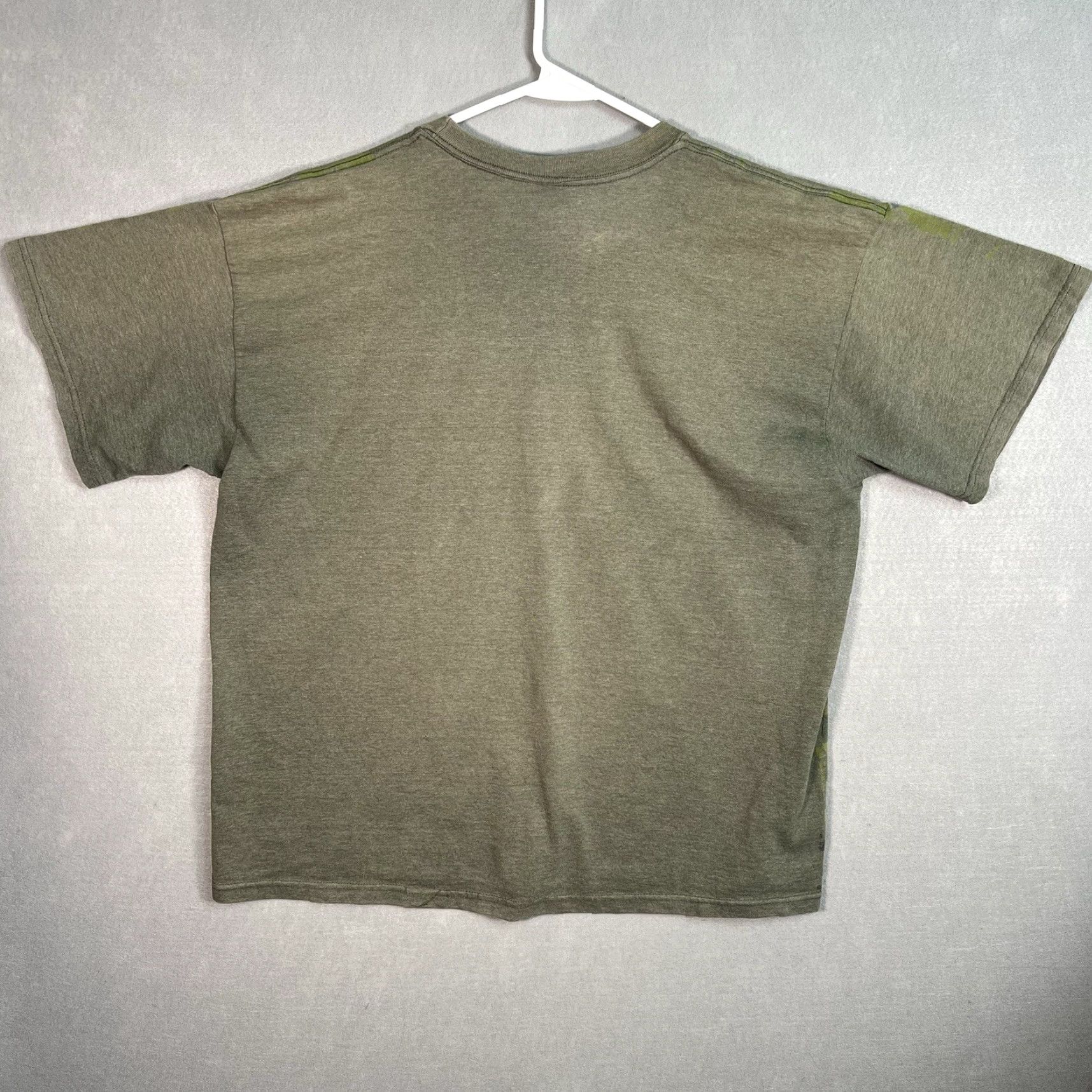 Fruit Of The Loom VINTAGE 2000s Dollar Bill Benjamin Rap Tee Shirt Adult XL Green Graphic Tee Men Size US XL / EU 56 / 4 - 6 Thumbnail