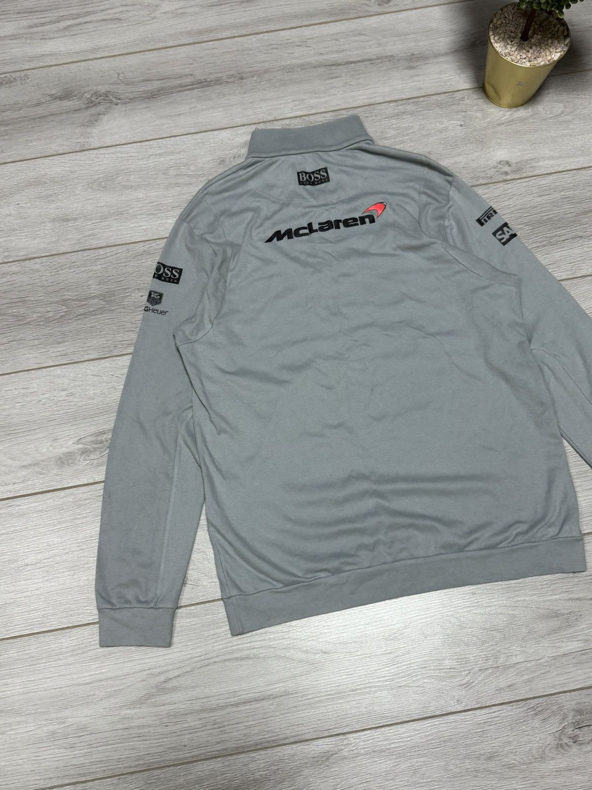 Hugo Boss × Mercedes-Benz BOSS x Mercedes McLaren quarter zip 1/4 sweater big logo Size US XXL / EU 58 / 5 - 9 Thumbnail