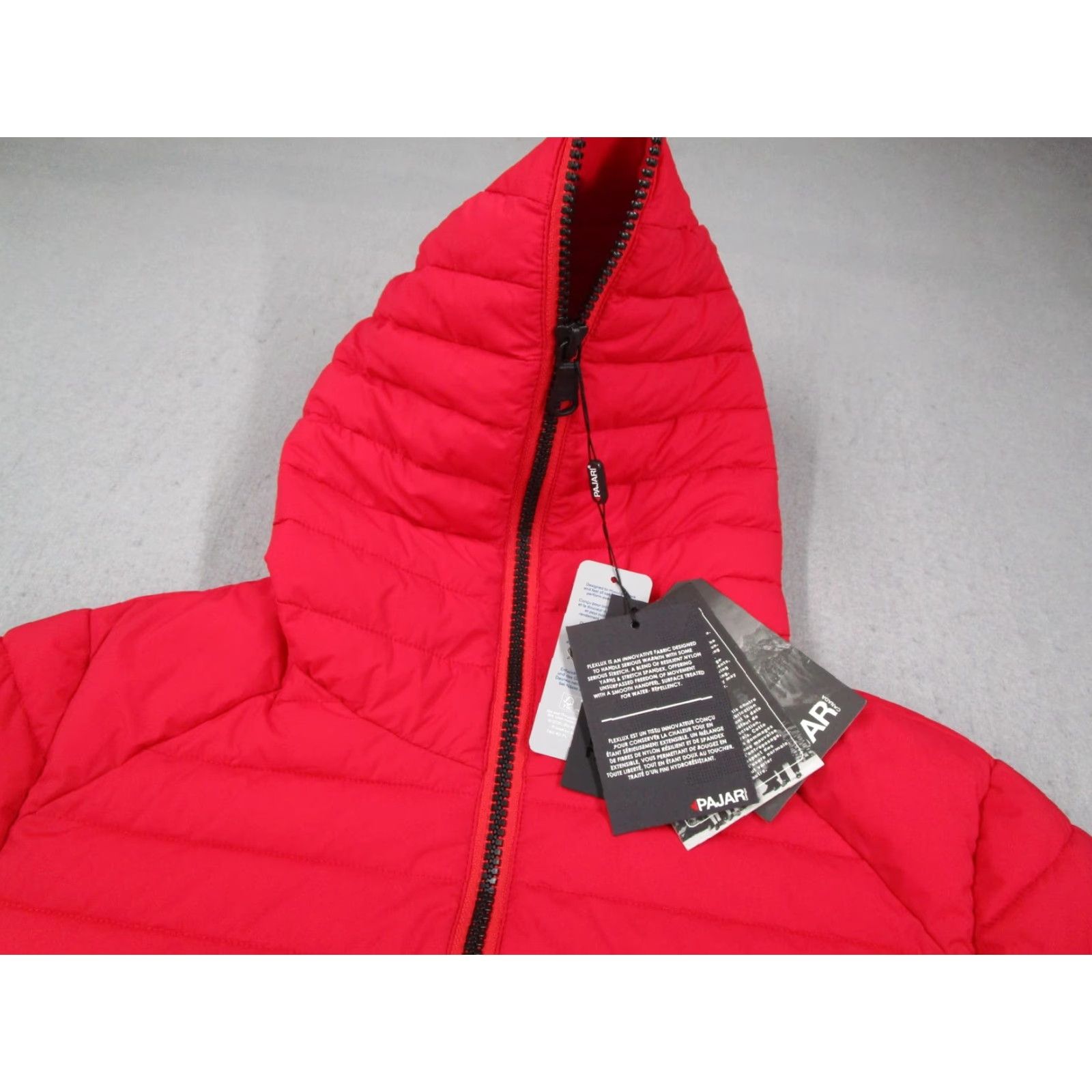 Pajar Pajar Axel Jacket Mens S Red Hooded Puffer 3M Thinsulate Featherless Nylon Zip Pocket Size US S / EU 44-46 / 1 - 2 Thumbnail