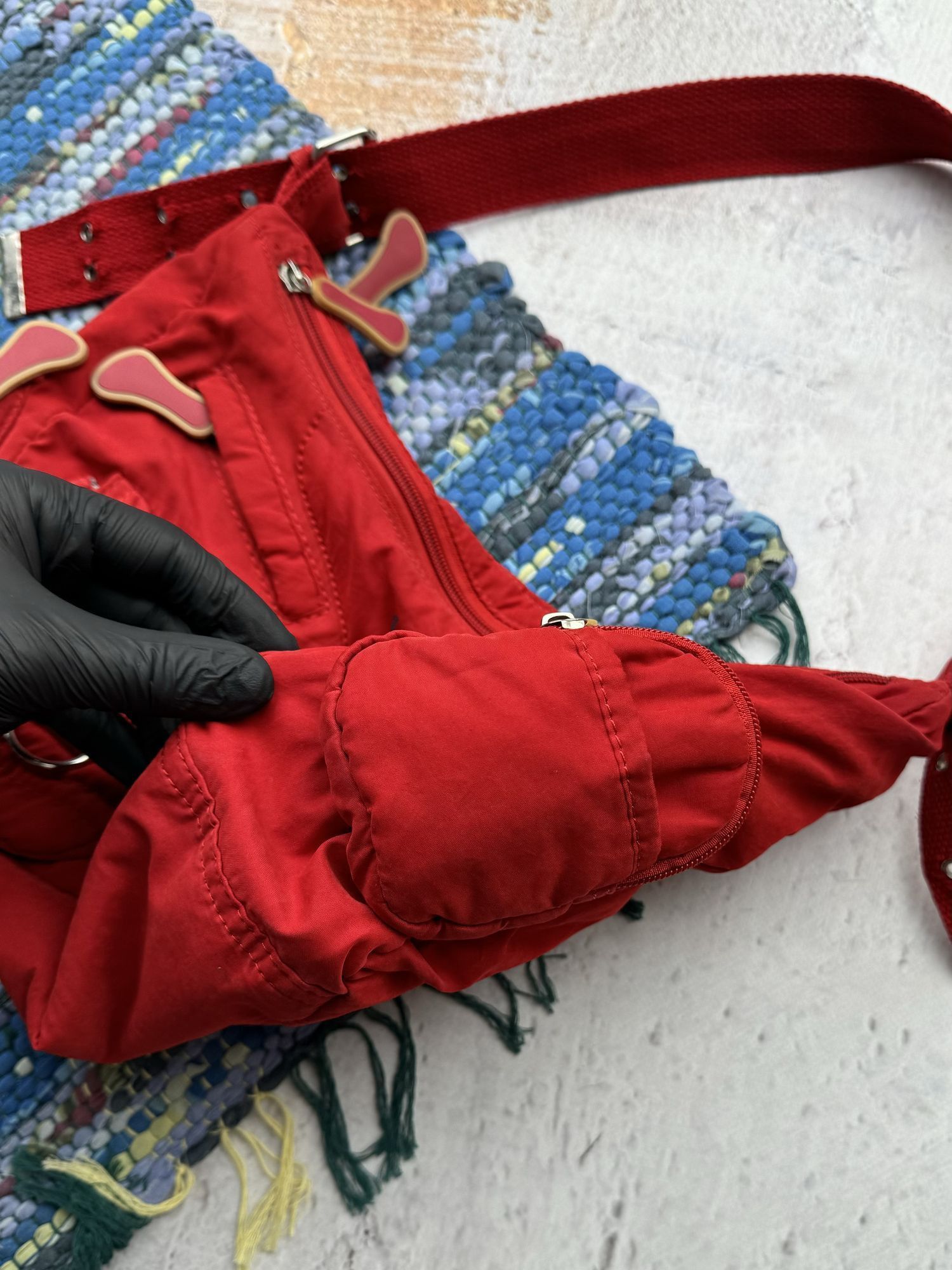 Vintage Vintage Cargo Handle Bag A440(13) Size ONE SIZE - 4 Thumbnail