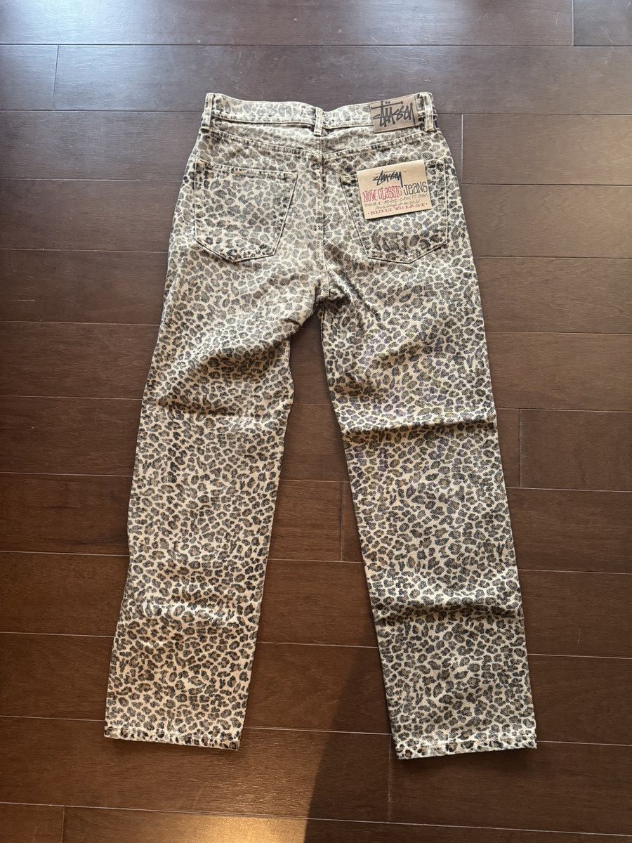 Stussy Stussy classic jean denim leopard 30 Size US 30 / EU 46 - 2 Thumbnail