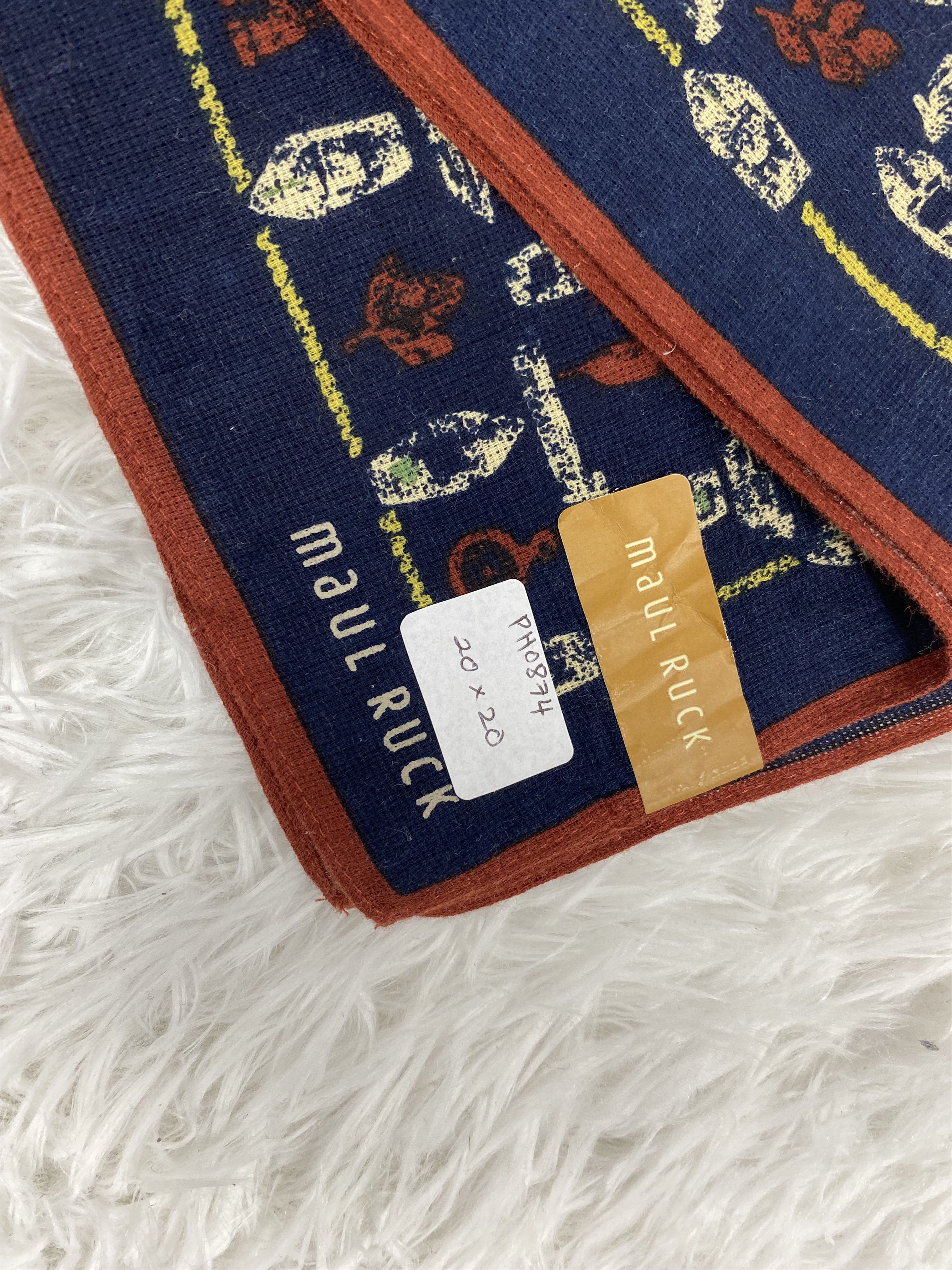 Vintage Vintage Maul Ruck Handkerchief Neckerchief PH0874 Size ONE SIZE - 2 Thumbnail