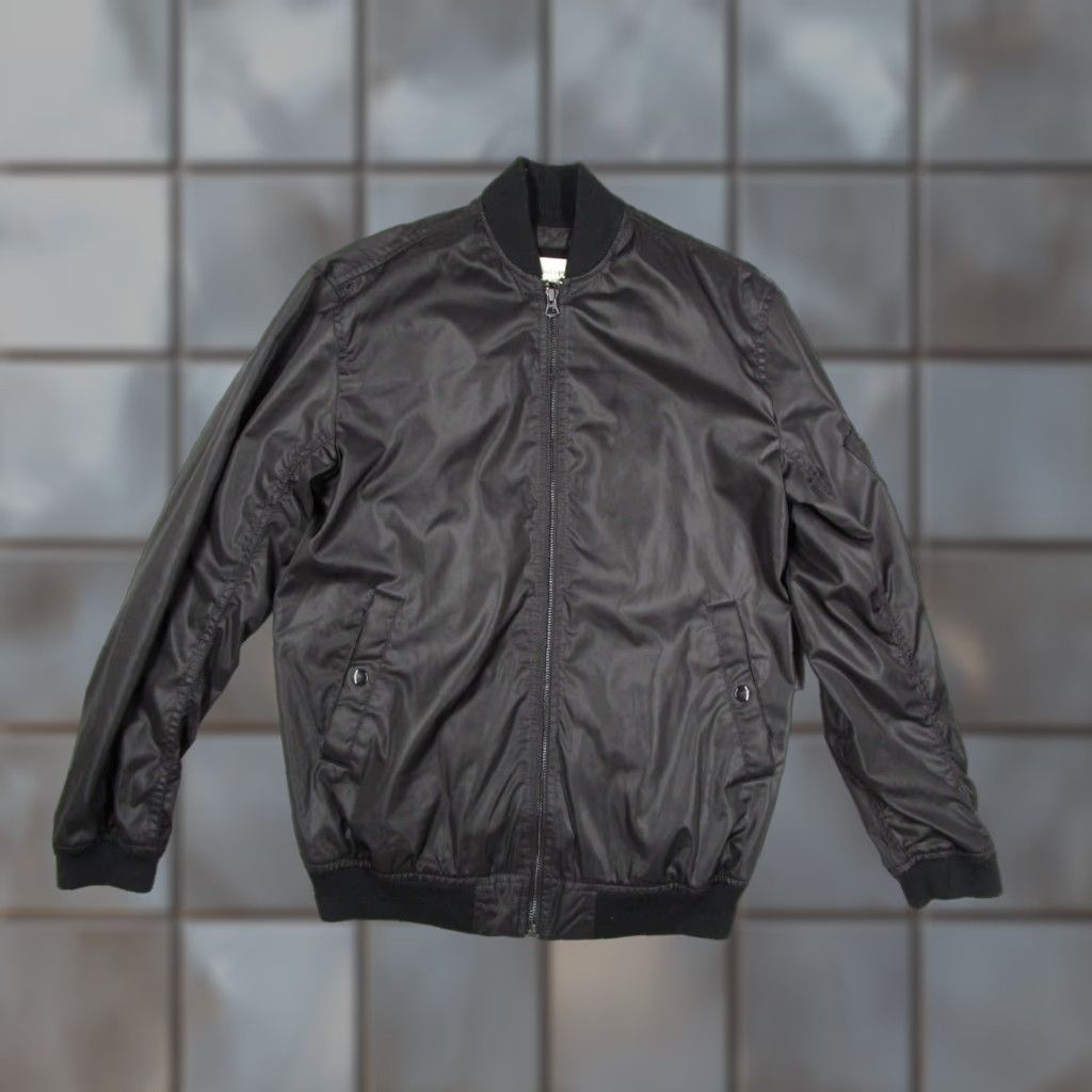 Vintage VINTAGE Denim & Supply Ralph Lauren Jacket Mens Small Black Full Zip Flight Talon Size US S / EU 44-46 / 1 - 1 Thumbnail