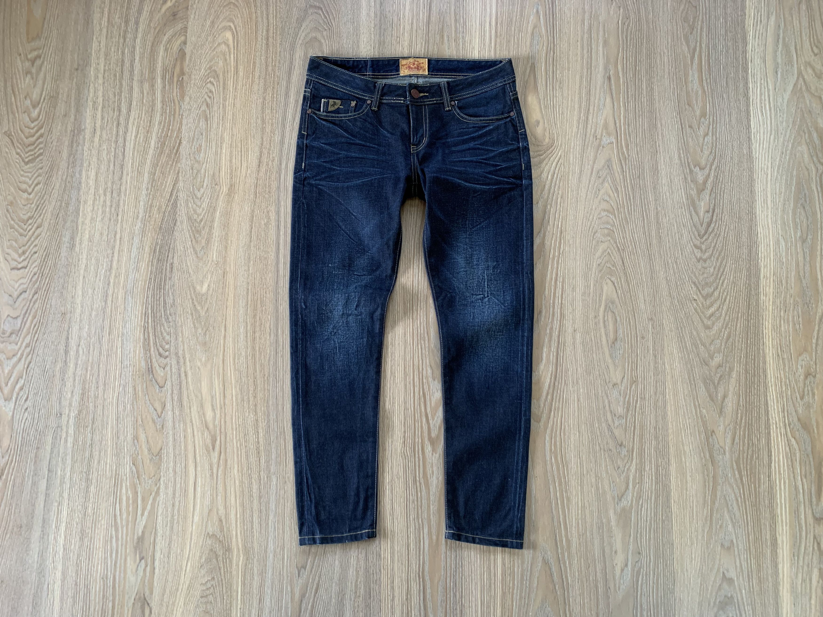 image of Vintage Lois Selvedge Jeans in Blue, Men's (Size 30)