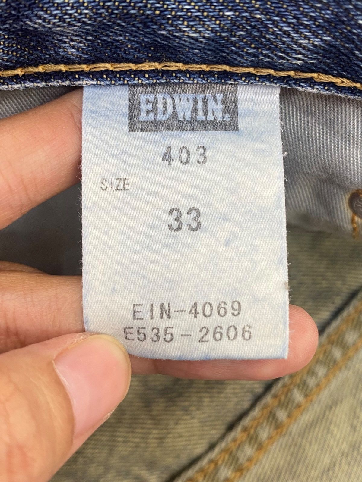 Edwin Edwin Acid Blue Wash Style Loose Jeans Size US 34 / EU 50 - 10 Thumbnail