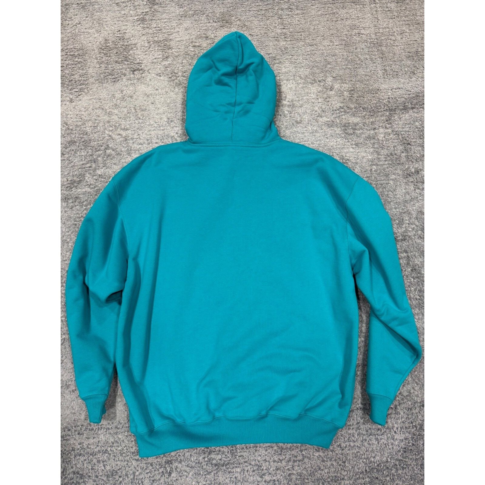 Balenciaga Balenciaga Logo Oversized Turquoise Blue Hoodie Cotton Large Size US L / EU 52-54 / 3 - 6 Thumbnail