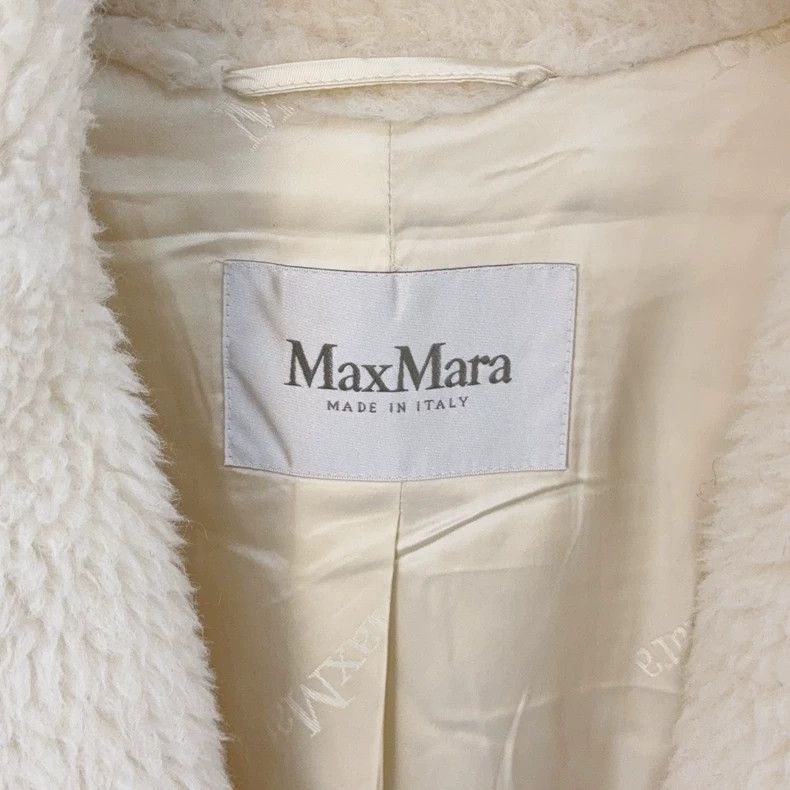 Max Mara Max Mara Hot style white long teddy Size S / US 4 / IT 40 - 5 Thumbnail