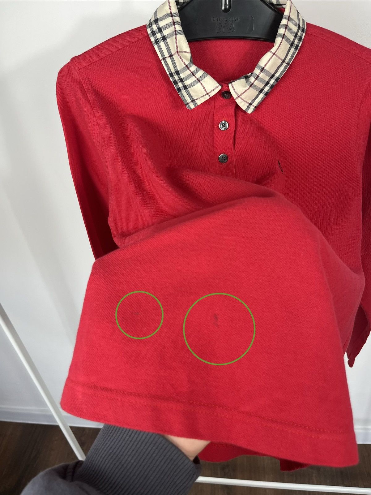 Burberry Burberry London Polo Shirt Nova Check Collar Long Sleeve L Size L / US 10 / IT 46 - 5 Thumbnail