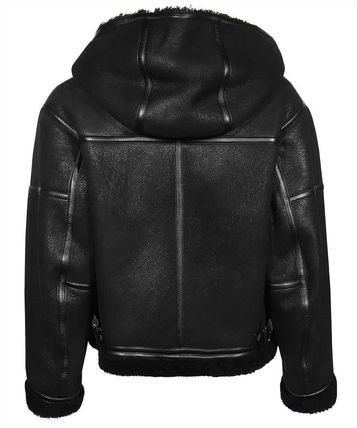 Tom Ford o1sndg1125 TFL996 Leather Wear Blouson Jacket in Black Size US M / EU 48-50 / 2 - 2 Thumbnail
