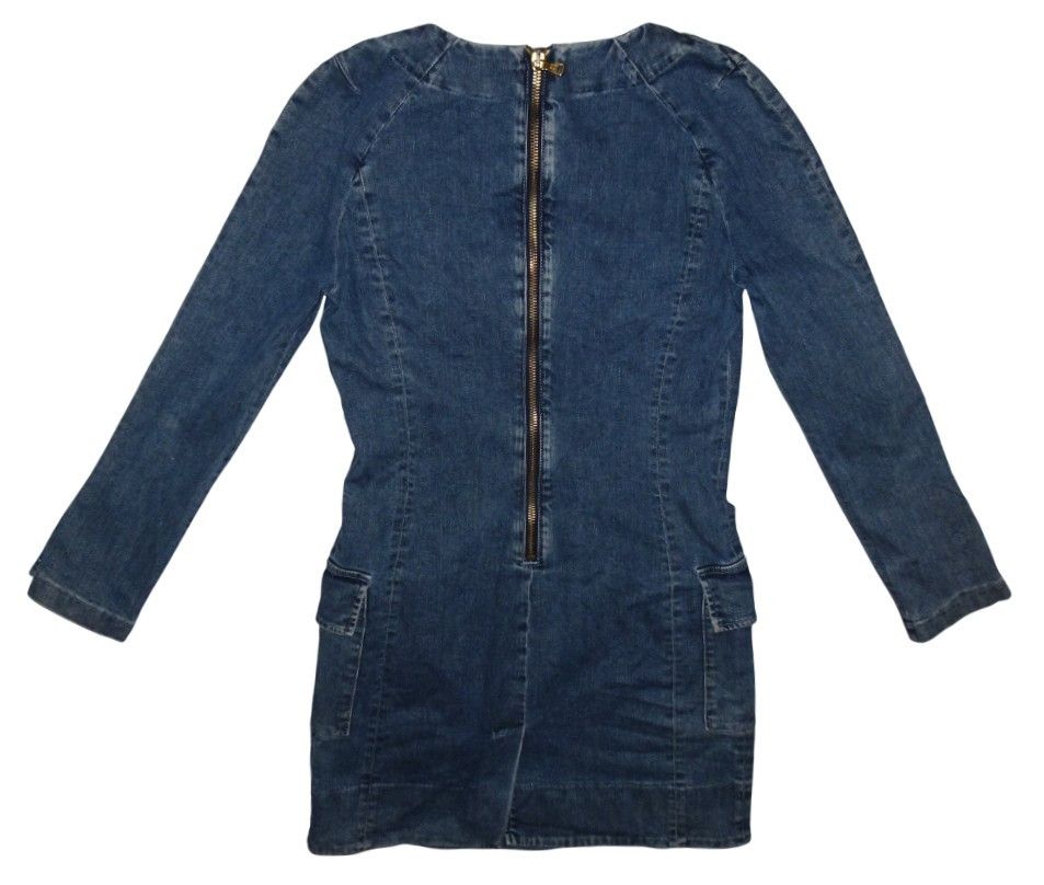 Pierre Balmain Pierre Balmain Long Sleeve Denim Dress Size M / US 6-8 / IT 42-44 - 2 Thumbnail