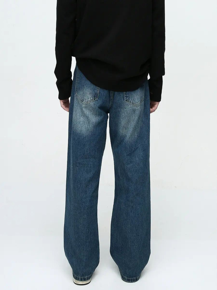 Japanese Brand Retro loose high street patchwork jeans Size US 32 / EU 48 - 2 Thumbnail