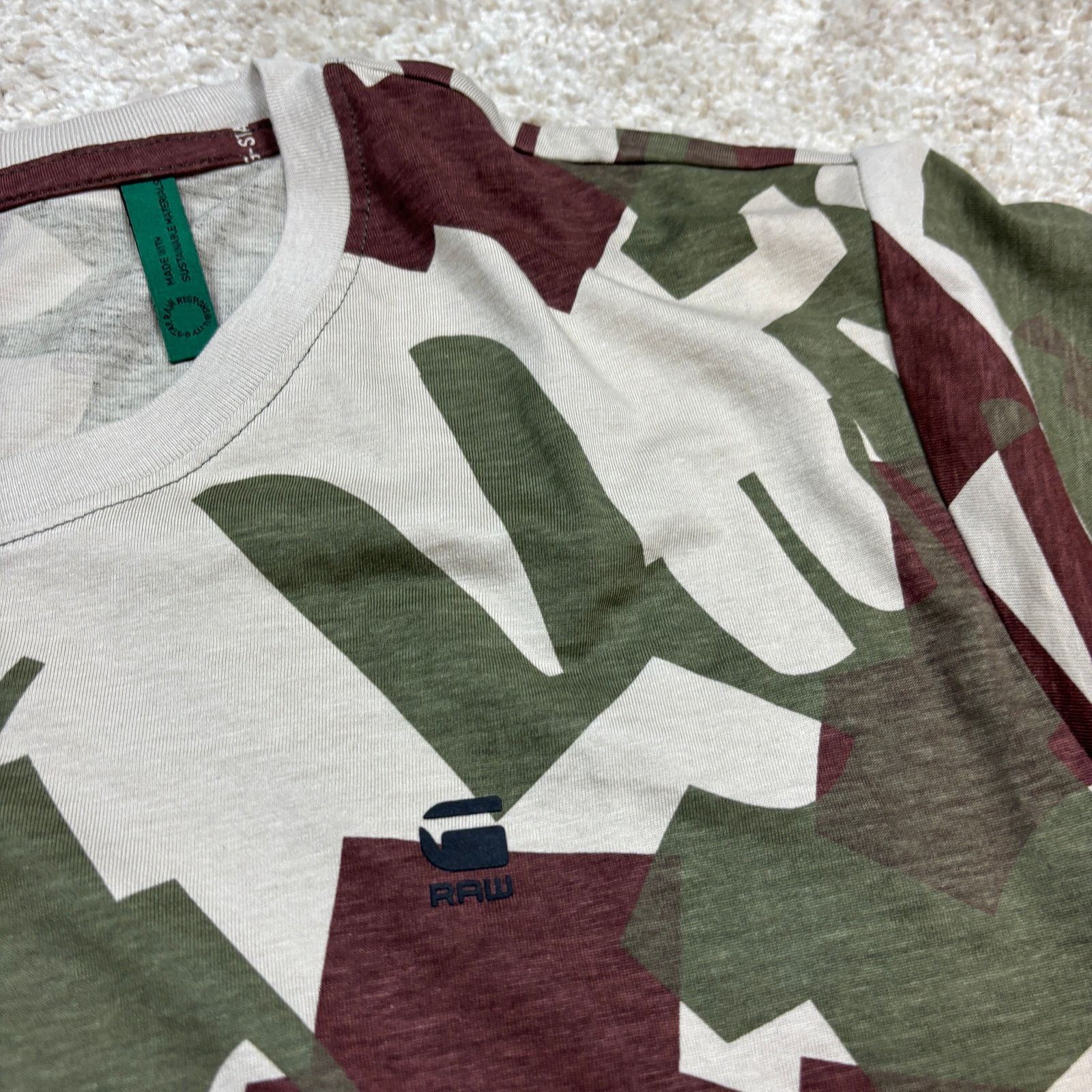 G-Star NWT G Star Raw Camo AO R T Short Sleeve T Shirt Men's 2XL Size US XXL / EU 58 / 5 - 3 Thumbnail