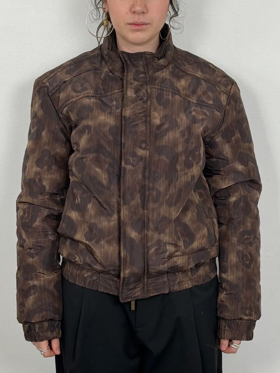 Just Cavalli 2000s Cavalli Leopard Print Obscure Bomber Jacket Size US S / EU 44-46 / 1 - 2 Thumbnail