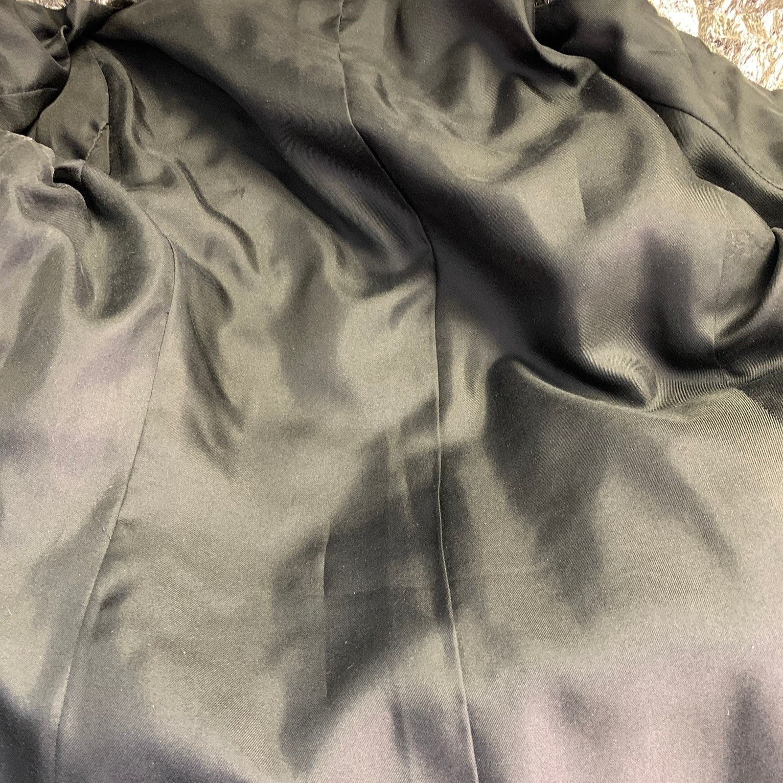 Sies Marjan Metallic Silver Polyester Blend Notch Lapel Belted Jacket Size M / US 6-8 / IT 42-44 - 6 Thumbnail