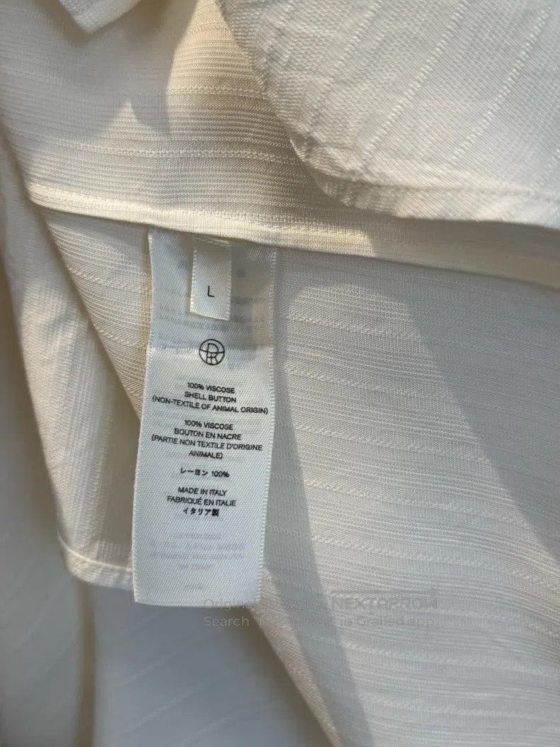 The Row The Row White long-sleeved shirt Size L / US 10 / IT 46 - 5 Thumbnail