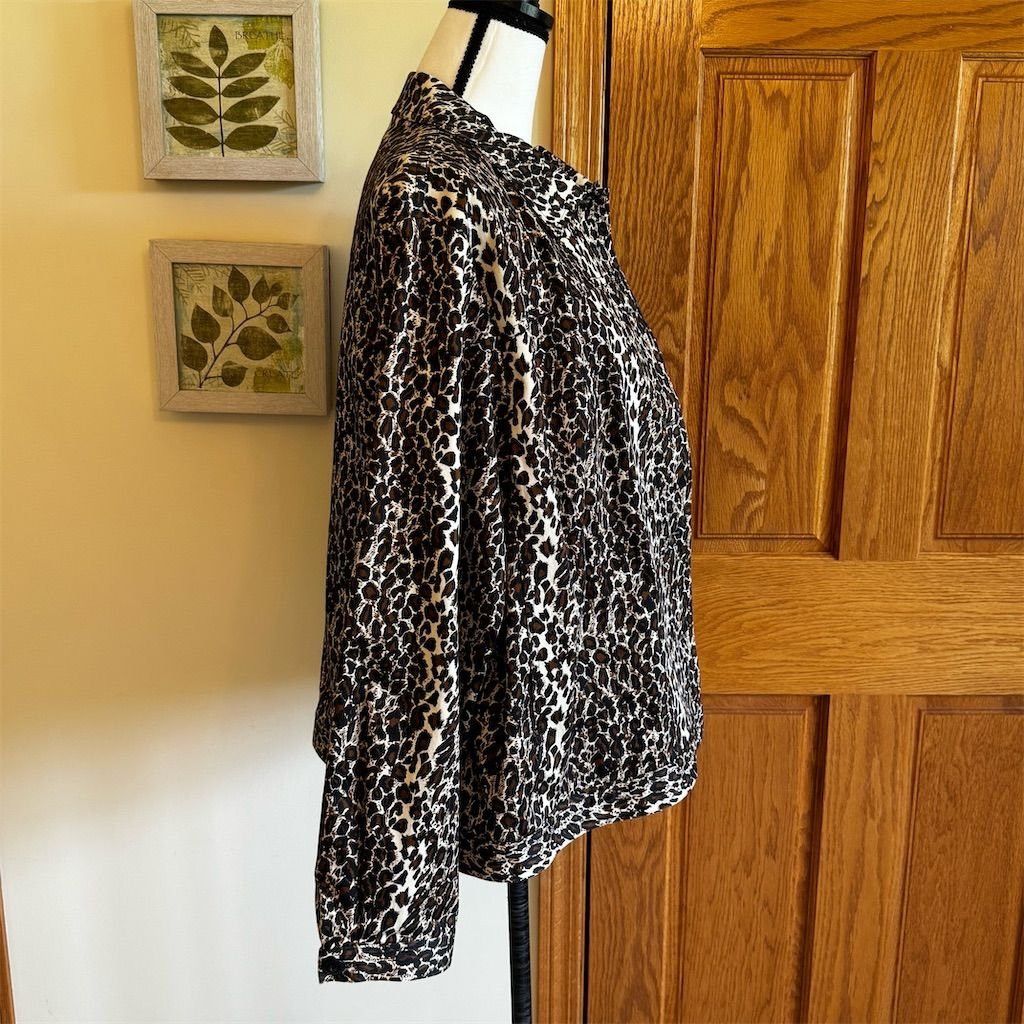 Laura Ashley Women's Laura Ashley XL Animal Print Blazer Jacket Multicol Size XL / US 12-14 / IT 48-50 - 5 Thumbnail