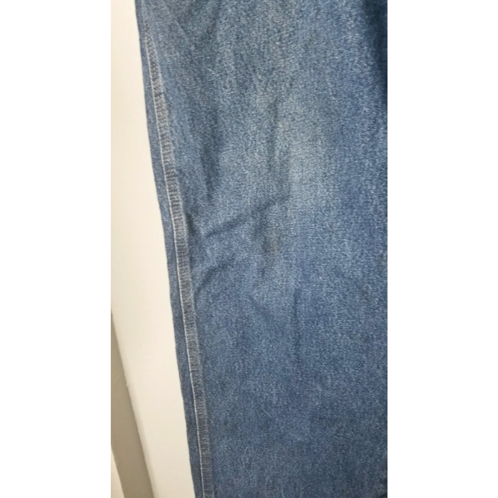 Wrangler Riggs Wrangler Jeans Denim Blue 34x34 Workwear Mens Regular Fit Pocket 34in Zip Fly Blue Denim Size US 34 / EU 50 - 3 Thumbnail