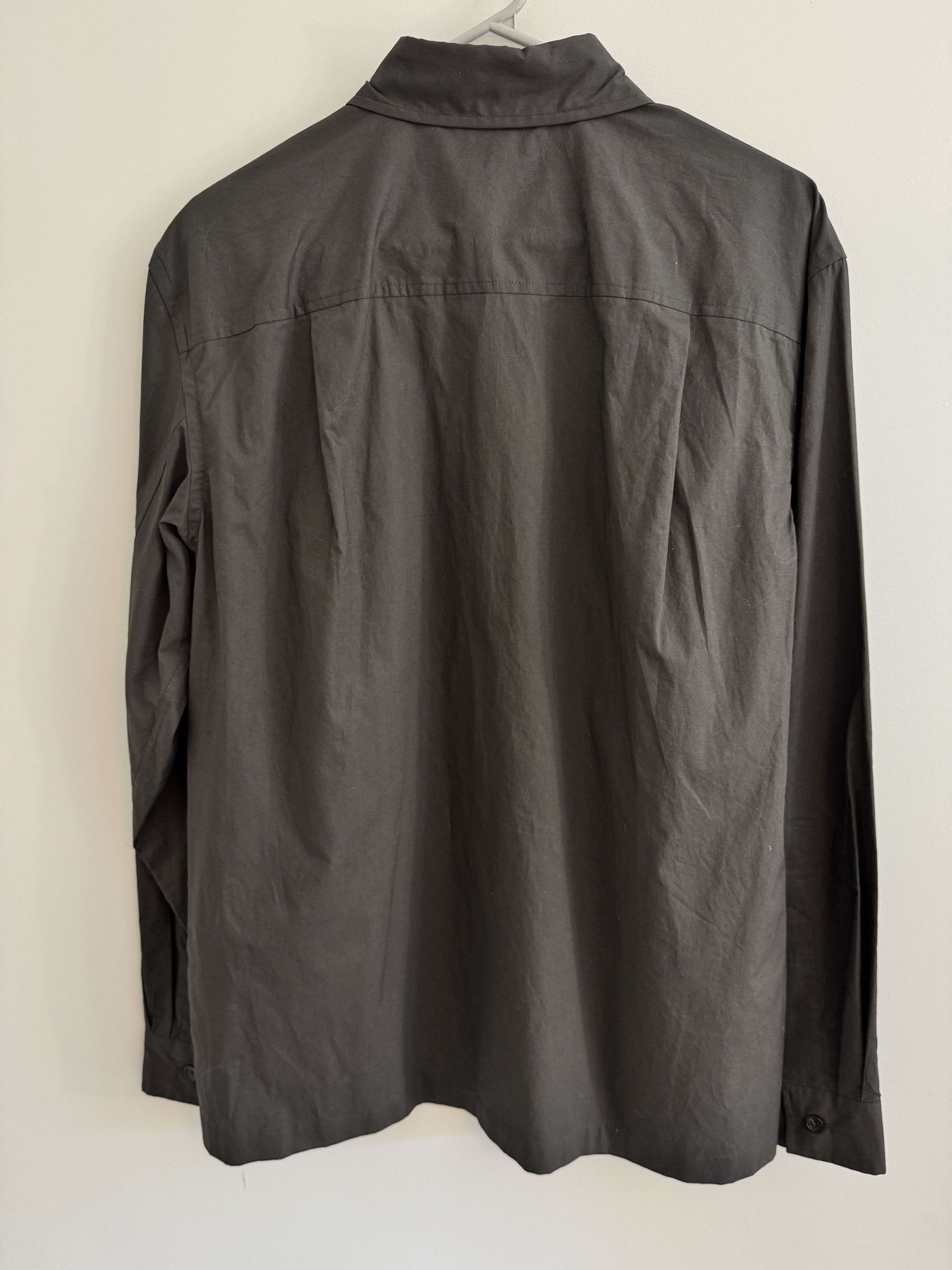 Margaret Howell Offset Placket Shirt Dark Green Size US S / EU 44-46 / 1 - 5 Thumbnail