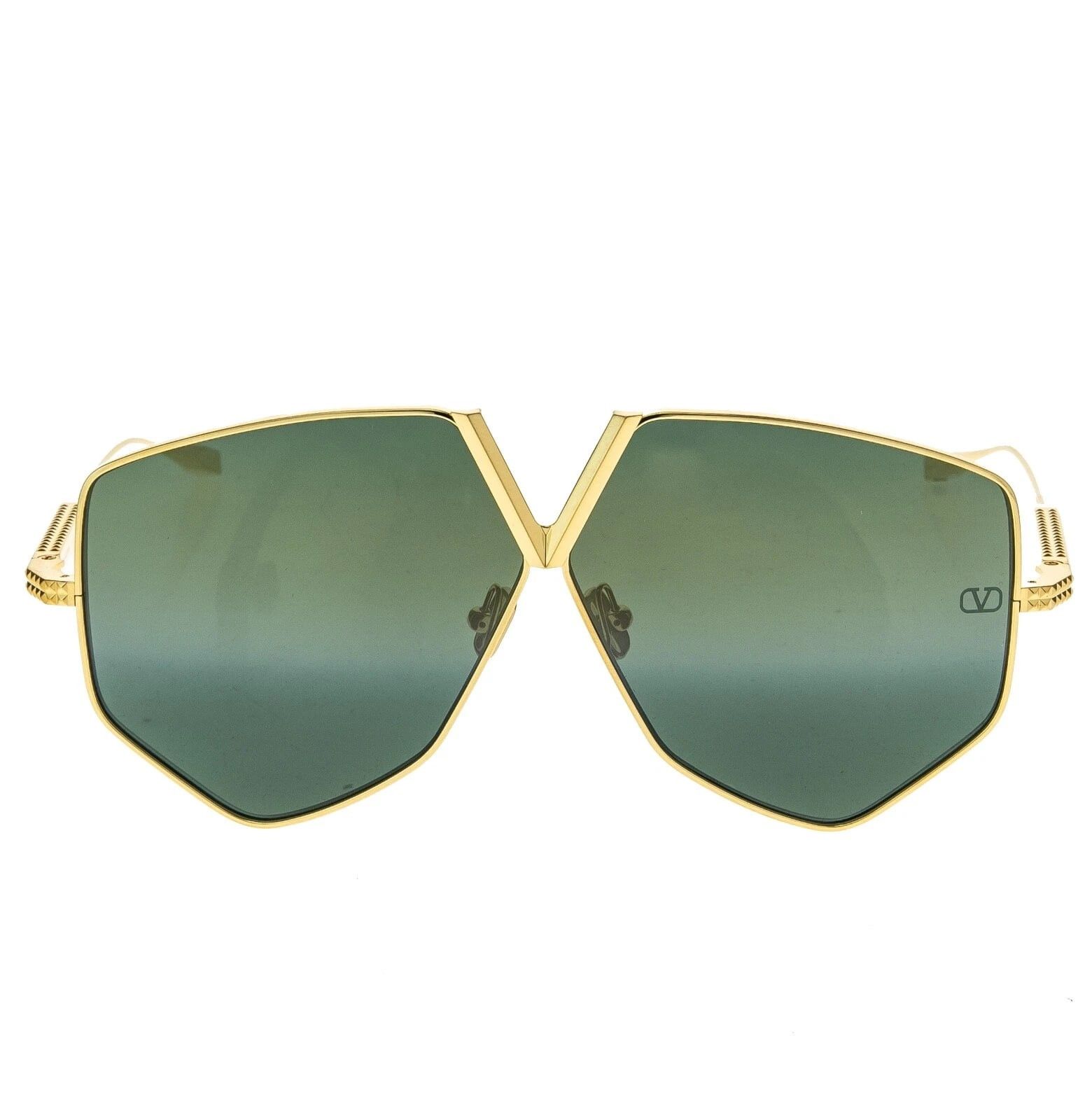 Valentino VALENTINO V HEXAGON VLS115 Gold Titanium VLS 115B Sunglass Size ONE SIZE - 9 Thumbnail