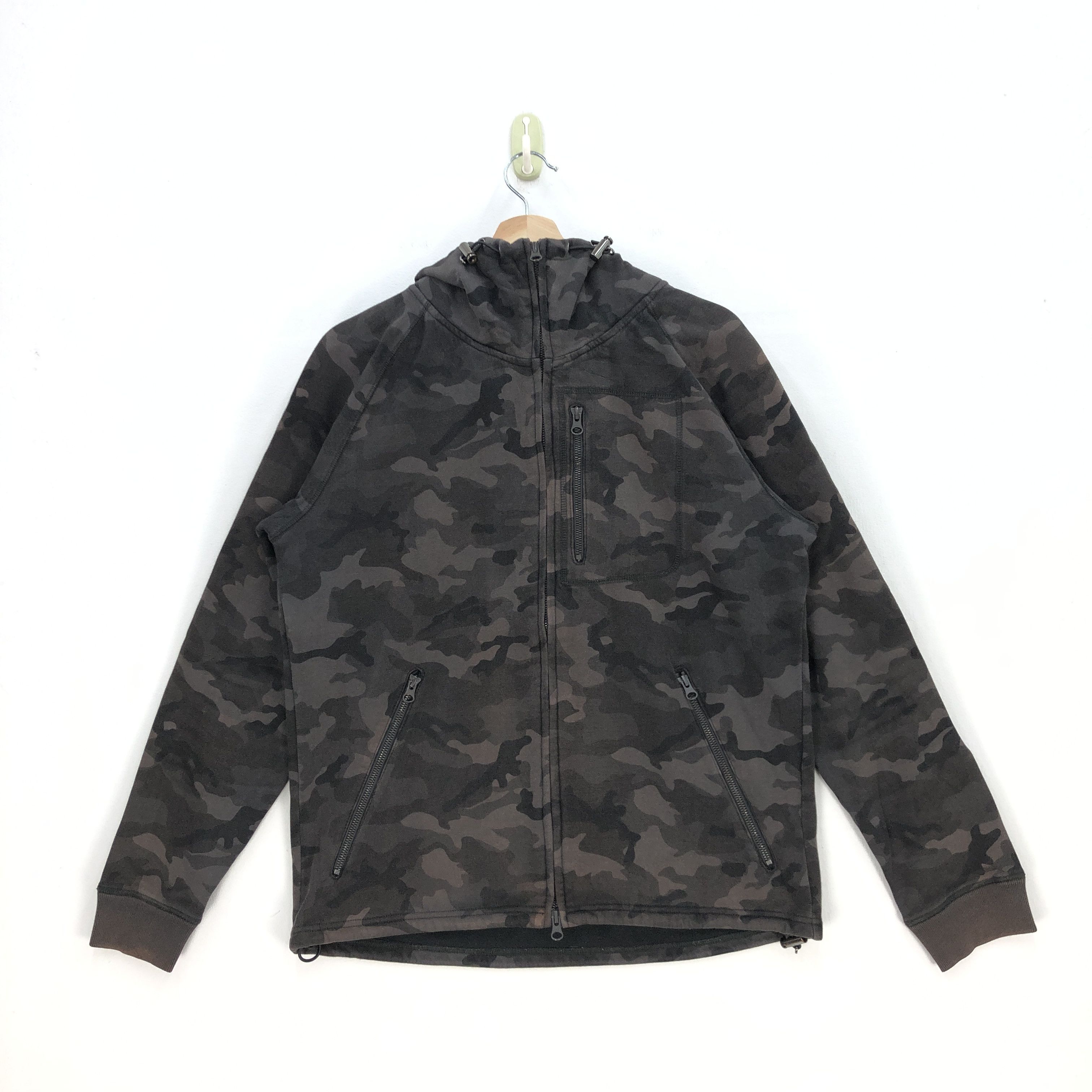 Beams Plus Beam Plus Sweater Hoodie Japan Camouflage Zipper Sweatshirt Size US M / EU 48-50 / 2 - 2 Thumbnail