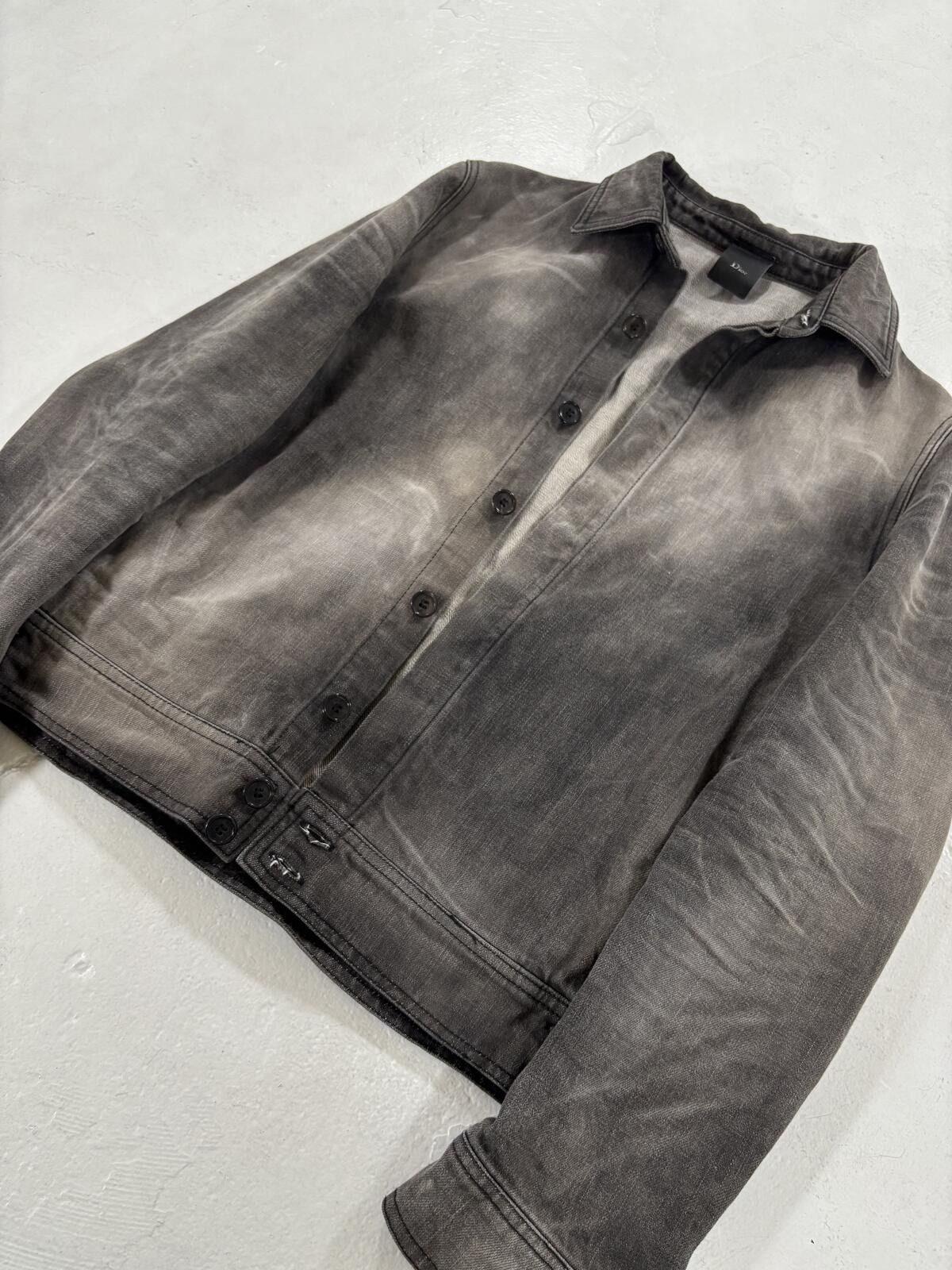 Dior Dior Homme SS03 "Follow Me" Sun Faded Denim Jacket Size US S / EU 44-46 / 1 - 2 Thumbnail