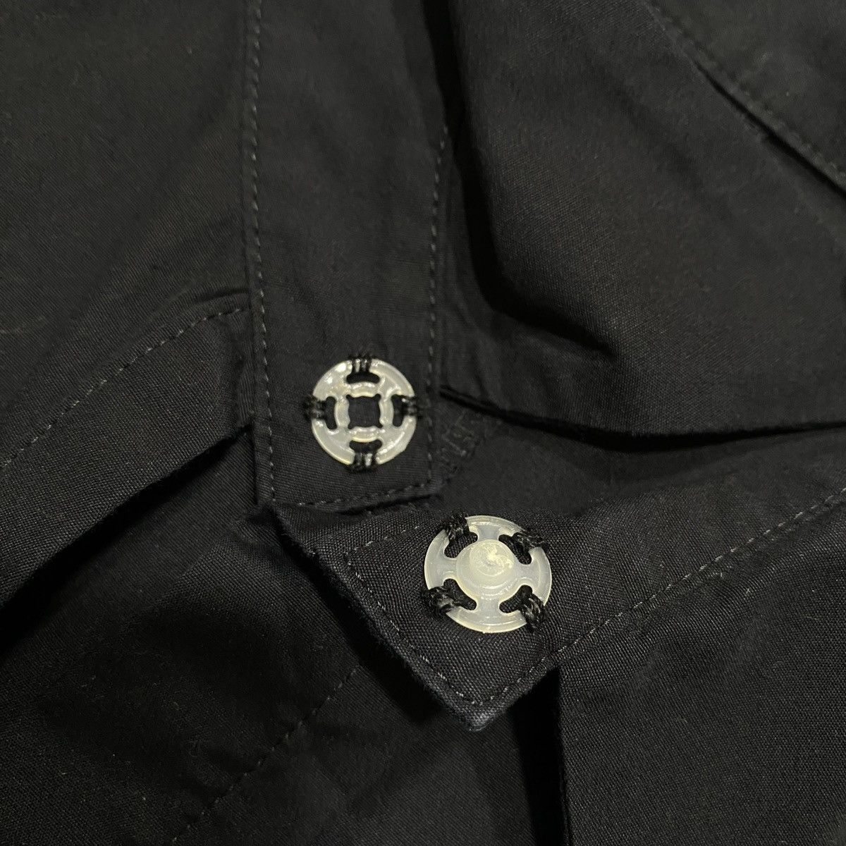 Yohji Yamamoto Yohji Yamamoto AW2000 DoubleSleeve Botton Shirt Size S / US 4 / IT 40 - 7 Thumbnail