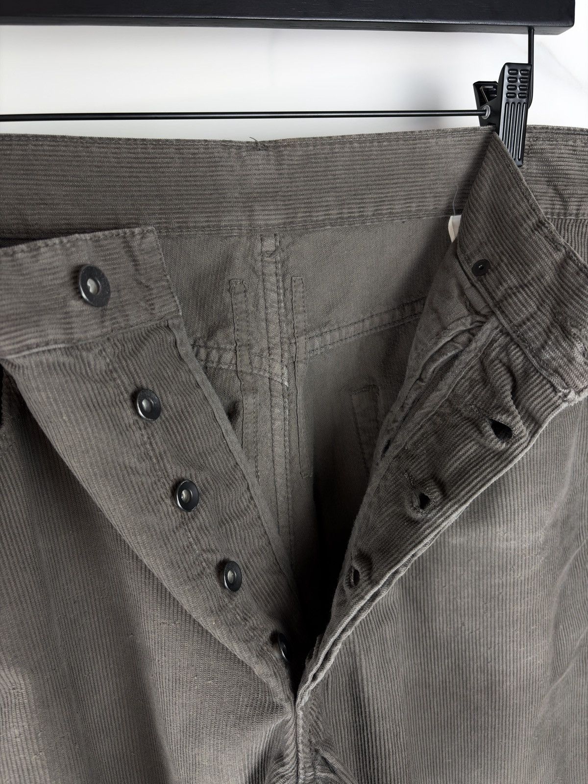 Rick Owens FW06 Rick Owens Dustulator Corduroy Detroit Denim Jeans Size US 33 - 7 Thumbnail
