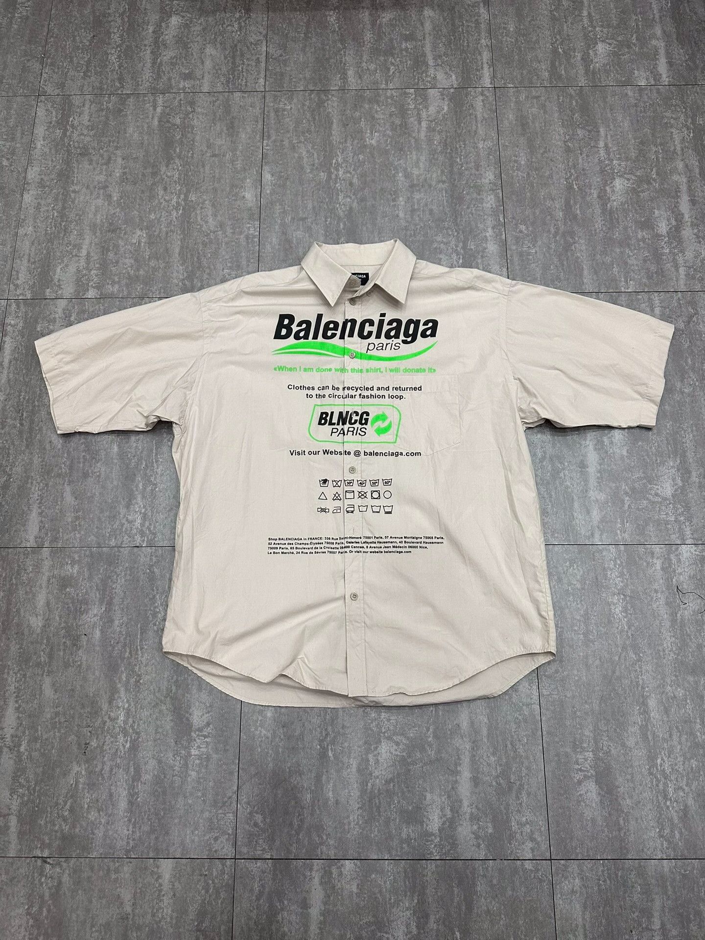 Balenciaga Balenciaga Shirt xs Men Size US XS / EU 42 / 0 - 1 Thumbnail