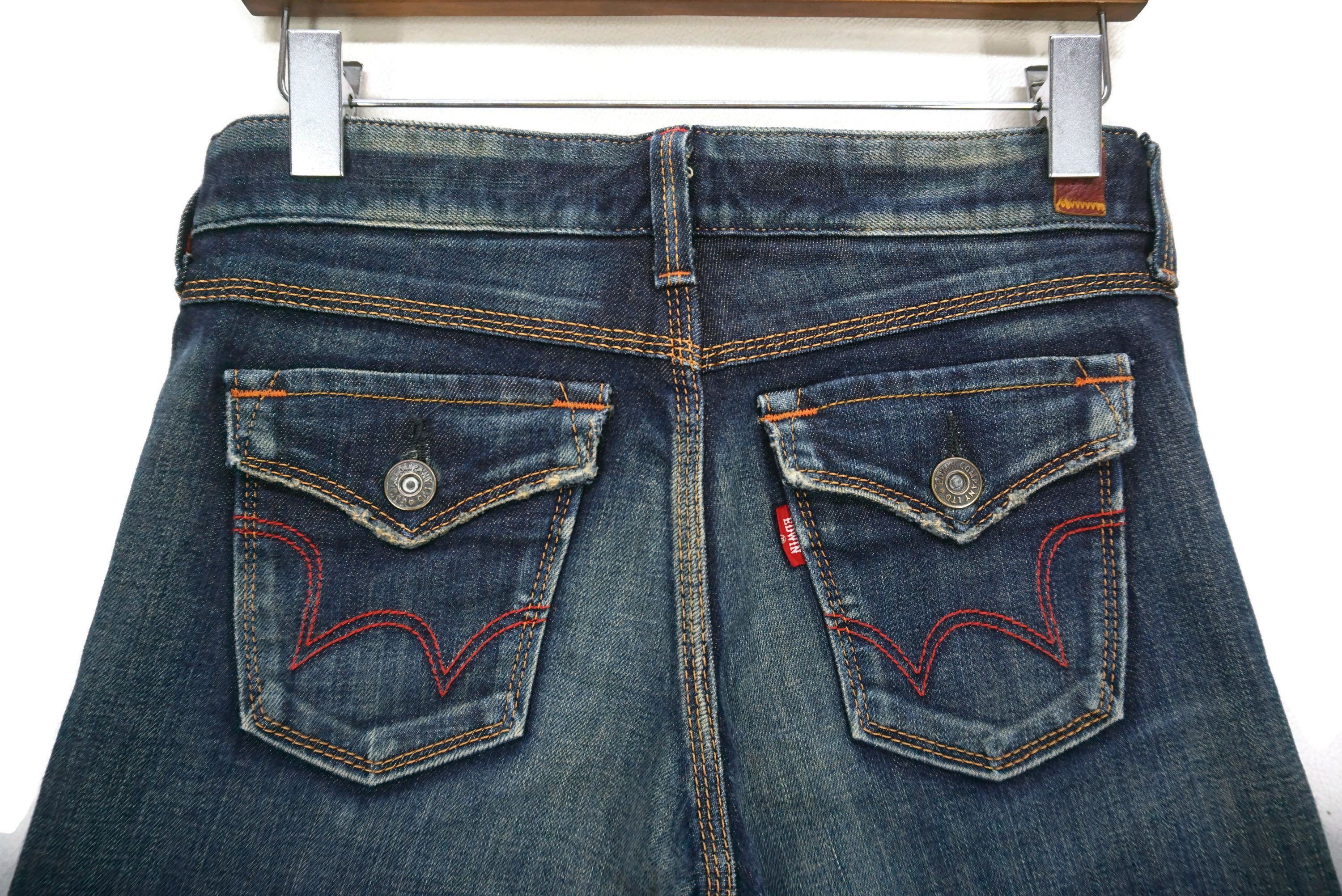 Japanese Brand Edwin Jeans Size 28 fit W30xL30 Made in Japan Blue Trip Size 28" / US 6 / IT 42 - 6 Thumbnail