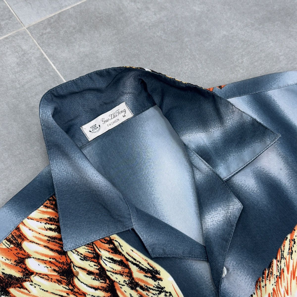 Japanese Brand × Vintage Guo Zhi Ting Dragon Eagle Aloha Hawaiian Button Shirt Size M Size US M / EU 48-50 / 2 - 7 Thumbnail