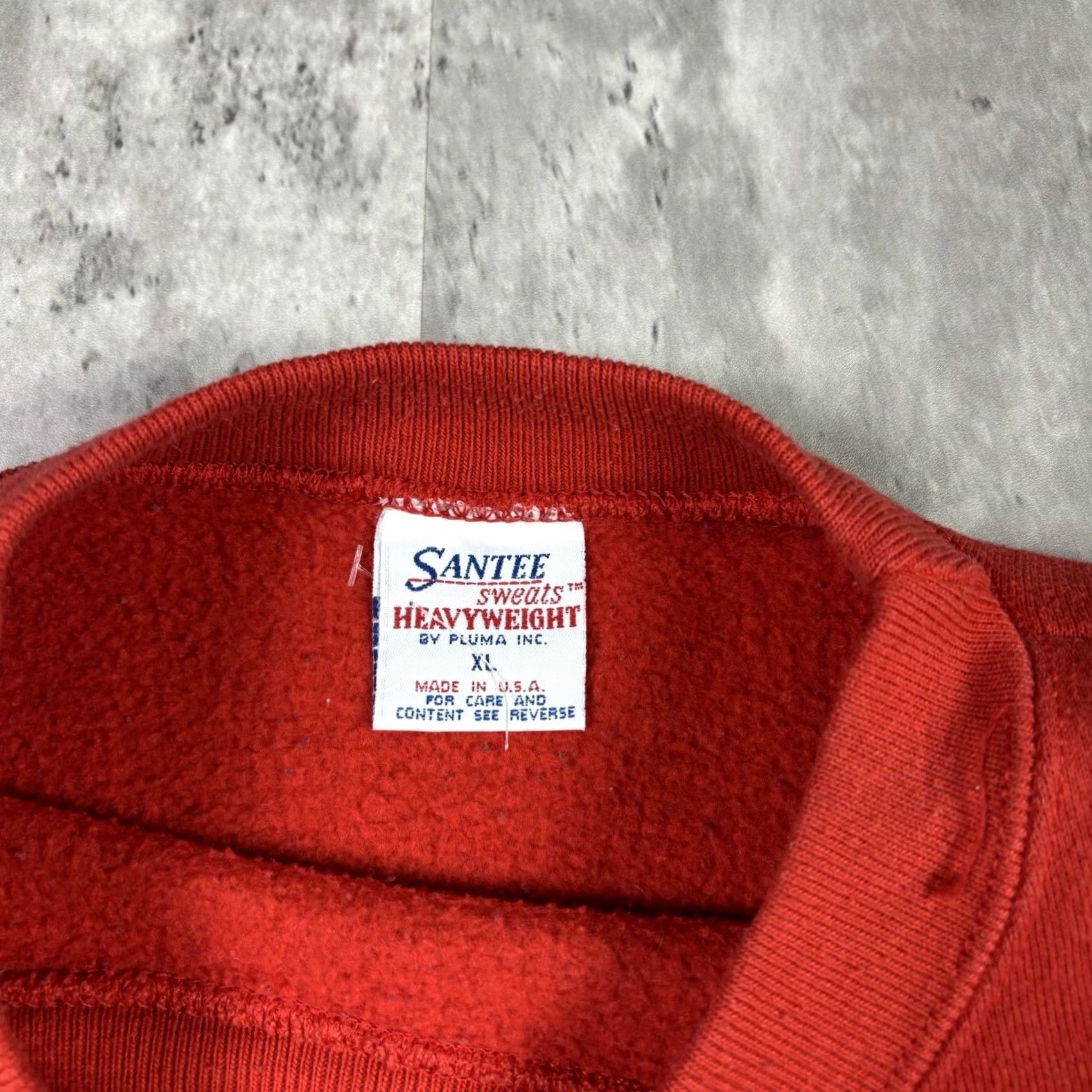 Logo 7 VINTAGE Marines Sweatshirt Logo Print Red Crewneck XL Adult 1990s Military Men Pullover Cotton Fleece Graphic Print Size US XL / EU 56 / 4 - 6 Thumbnail