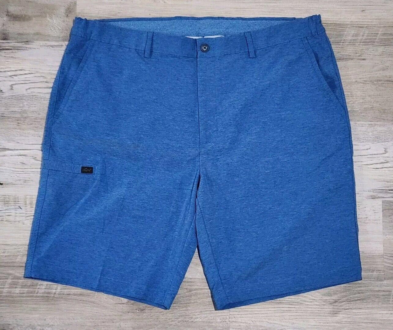 Greg Norman Mens Greg Norman Shorts Size 38 Blue Golf Summer chino Size US 38 / EU 54 - 1 Thumbnail