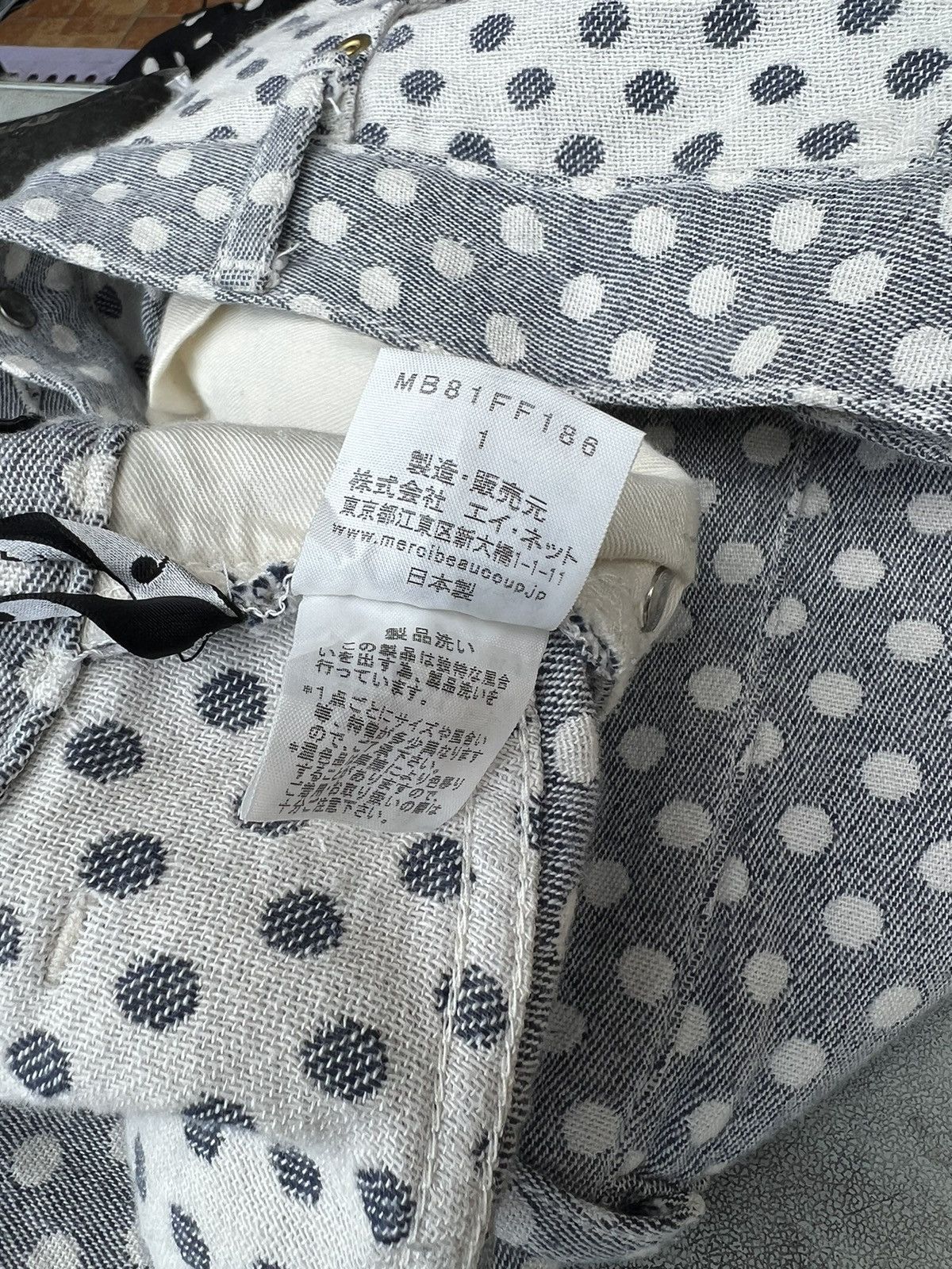 Issey Miyake Issey Miyake Mercibeaucoup All Wool Dots Pant Size US 30 / EU 46 - 21 Thumbnail