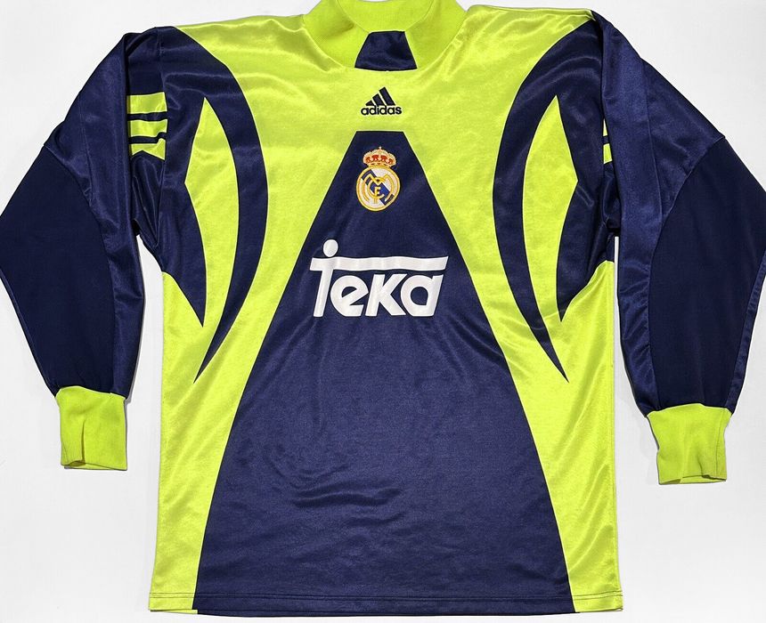 Soccer Jersey Real Madrid Jersey 1998 1999 Goalkeeper LARGE Shirt