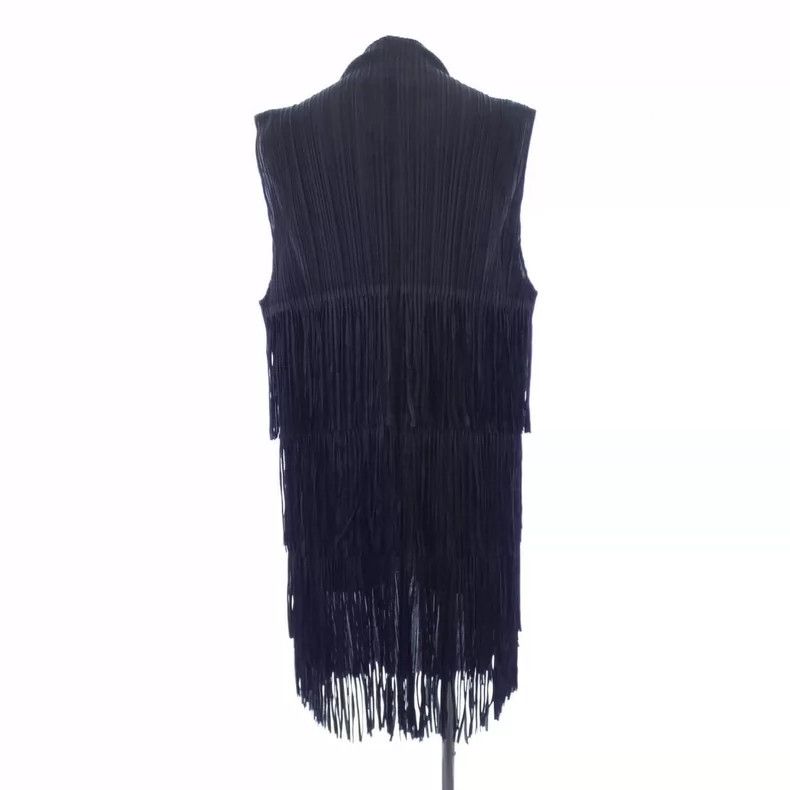 Issey Miyake Issey Miyake Fringed long vest Size XL / US 12-14 / IT 48-50 - 2 Thumbnail