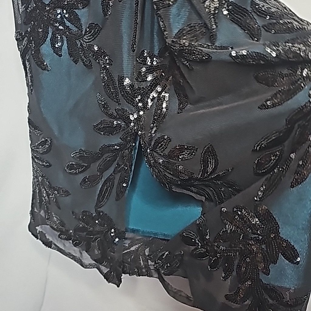 Alex Evenings NWOT Alex & Eve sequined halter midi sheath floral dress 10 Size M / US 6-8 / IT 42-44 - 11 Thumbnail
