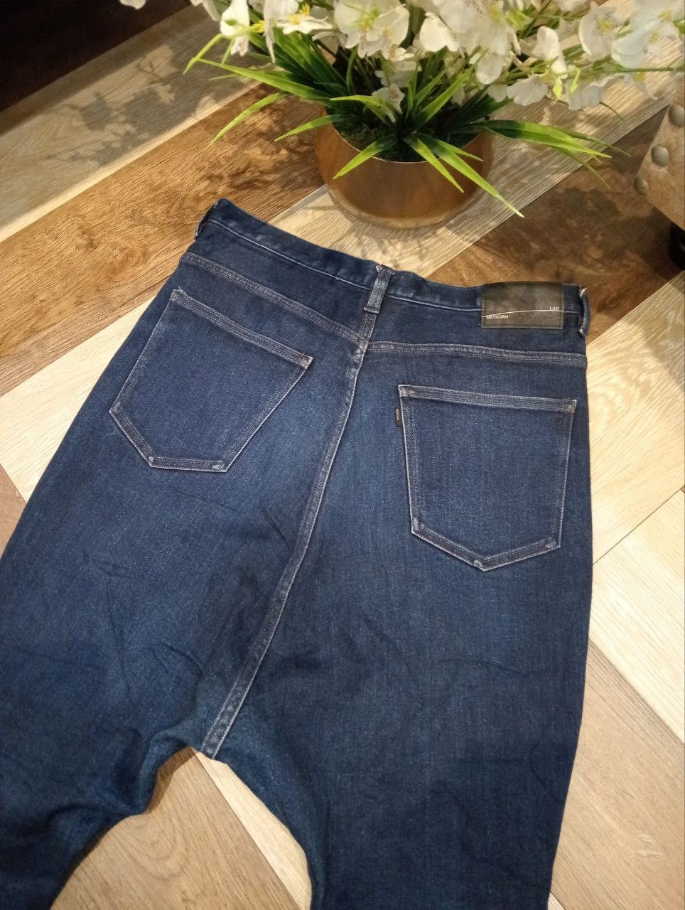 Lad Musician LAD MUSICIAN SAROUEL SKINNY BLUE STRETCH PANTS - SIZE 44 Size US 31 - 13 Thumbnail
