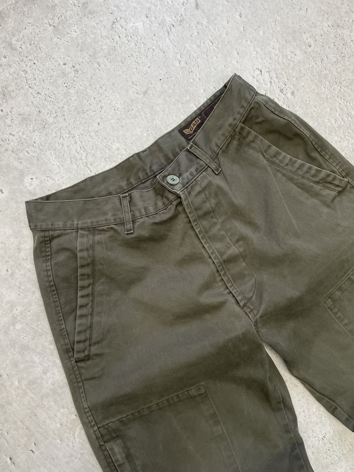 GAS Junya watanabe green workwear cargo pants carpenter utility Size US 33 - 4 Thumbnail