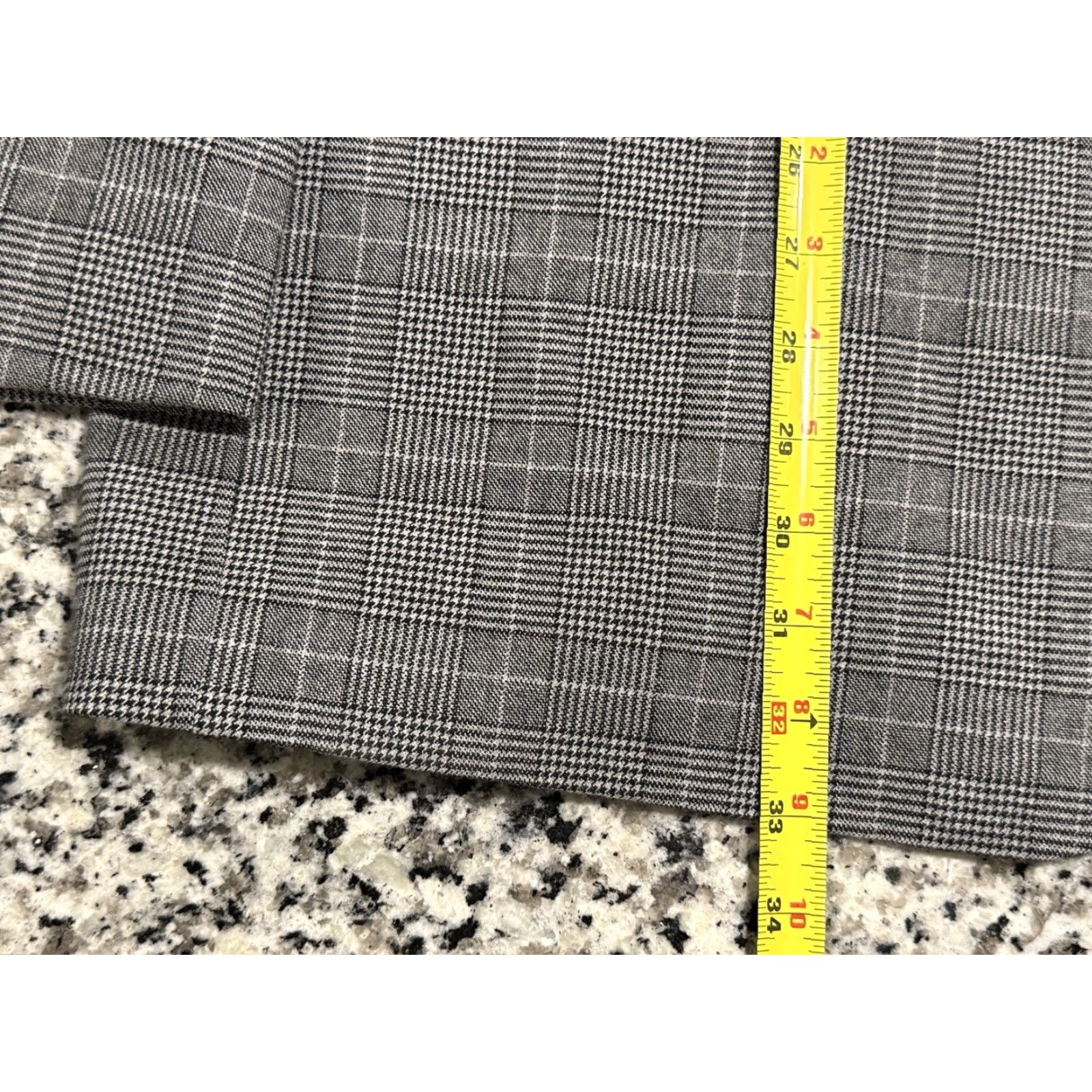 Michael Kors Michael Kors Coat 50L Gray Windowpane Stretch Sport Coat Mens Size US M / EU 48-50 / 2 - 6 Thumbnail